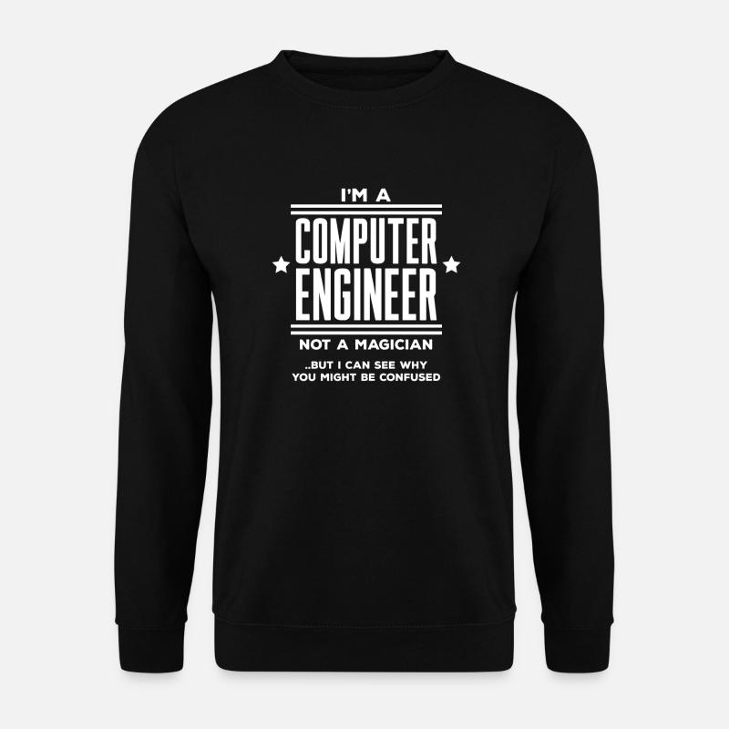 Studenten Geschenk Programmierer Shirt Informatik - Unisex Pullover - Schwarz