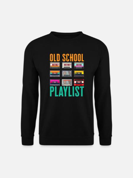 Old School Playlist - Unisex Pullover - Schwarz