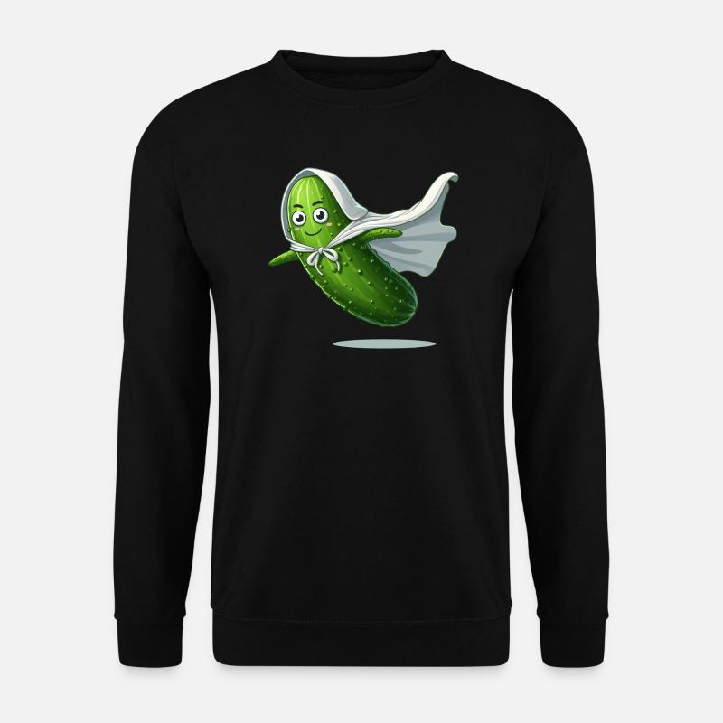 Fliegende Gurke - Unisex Pullover - Schwarz