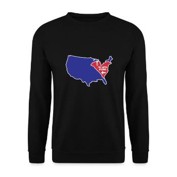 South Carolina für patriotische South Carolinas - Unisex Pullover - Schwarz - Vorne - Alina (178cm) & Michal (187cm)