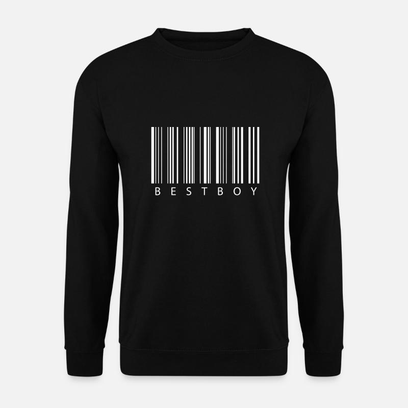 Bestboy Barcode - best friend - Unisex Sweatshirt - black