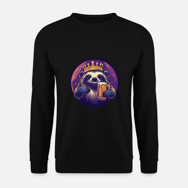 Sloth Beer - Unisex Sweatshirt - black