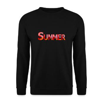 Sommer - Unisex Pullover - Schwarz - Vorne - Alina (178cm) & Michal (187cm)