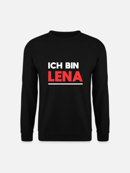 Lena Name Spruch für stolze Lenas - Unisex Pullover - Schwarz