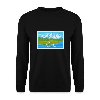 Wyoming Fil-Am Design pour les fiers Pinoys - Sweat-shirt Unisexe - noir - Devant - Alina (178cm) & Michal (187cm)