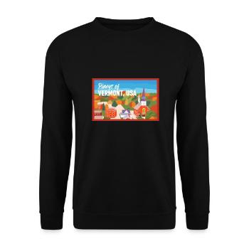 Vermont Fil-Am Design pour les fiers Pinoys - Sweat-shirt Unisexe - noir - Devant - Alina (178cm) & Michal (187cm)