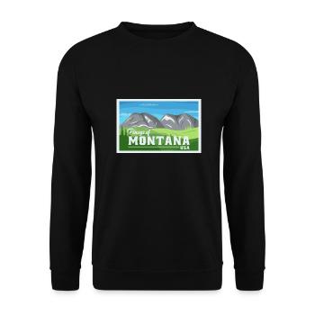 Montana Fil-Am Design pour les fiers Pinoys - Sweat-shirt Unisexe - noir - Devant - Alina (178cm) & Michal (187cm)