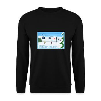 Colorado Fil-Am design pour les fiers Pinoys - Sweat-shirt Unisexe - noir - Devant - Alina (178cm) & Michal (187cm)