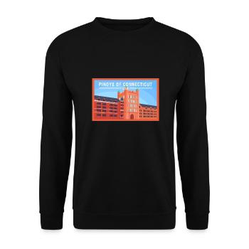 Connecticut Fil-Am Design pour Proud Pinoys - Sweat-shirt Unisexe - noir - Devant - Alina (178cm) & Michal (187cm)