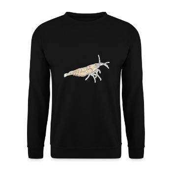 Amano Shrimp Pet Design pour les fiers fans de crevettes - Sweat-shirt Unisexe - noir - Devant - Alina (178cm) & Michal (187cm)