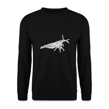 Snowball Shrimp Pet Design pour les fiers fans de crevettes - Sweat-shirt Unisexe - noir - Devant - Alina (178cm) & Michal (187cm)