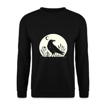 Suivez Dreams Face Nightmares Raven - Sweat-shirt Unisexe - noir - Devant - Alina (178cm) & Michal (187cm)