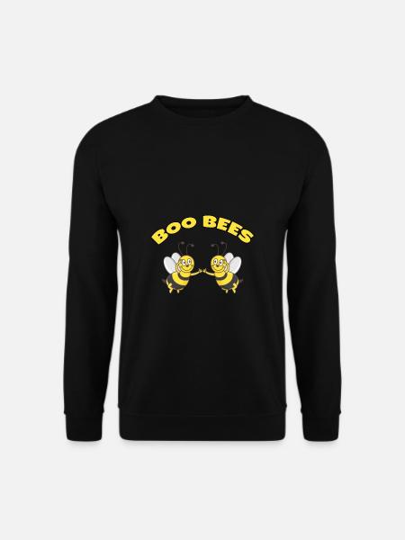 Boo Bees – Bienen Shirt - Unisex Pullover - Schwarz
