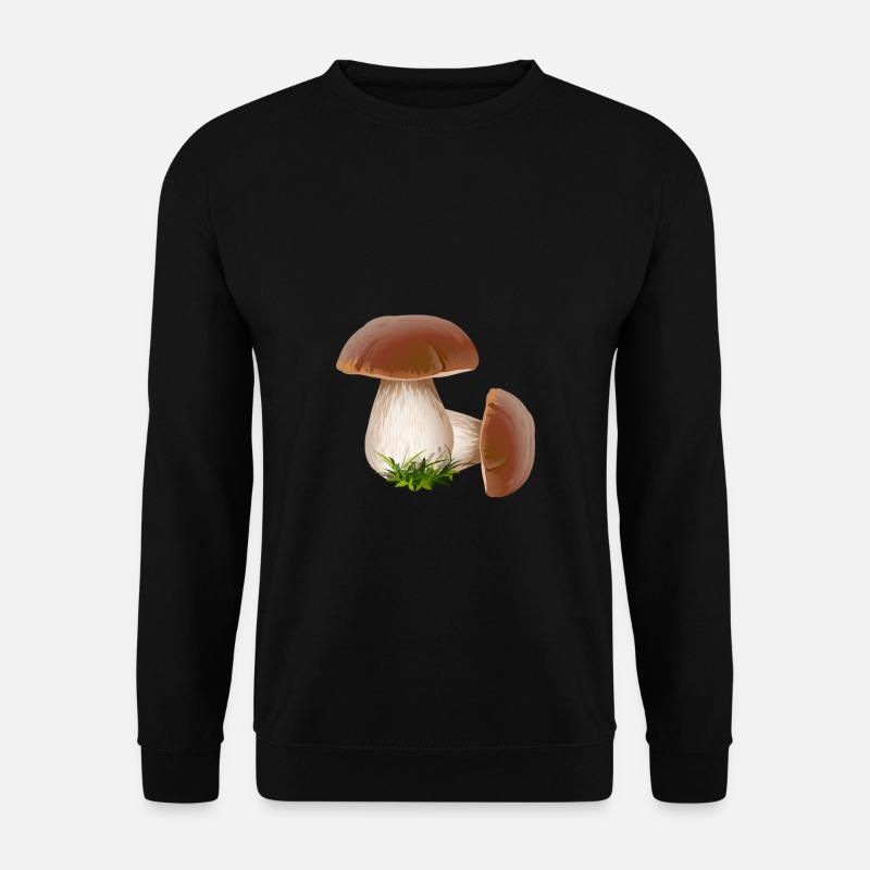 Steinpilze Pilze sammeln Pilzsammler Pilz - Unisex Pullover - Schwarz