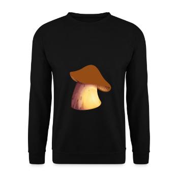 Mushrooms pick mushroom mushroom mushroom mushroom - Unisex Sweatshirt - black - Front - Alina (178cm) & Michal (187cm)