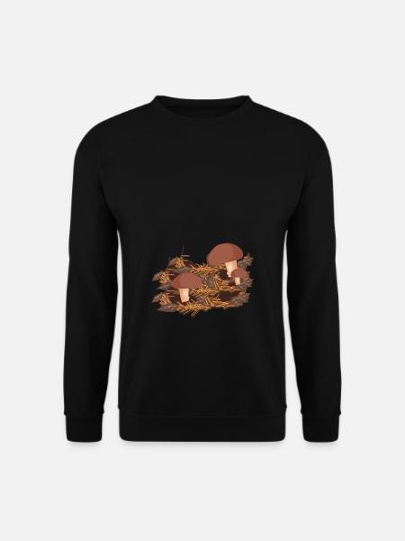 Steinpilze Pilze sammeln Pilzsammler Pilz - Unisex Pullover - Schwarz