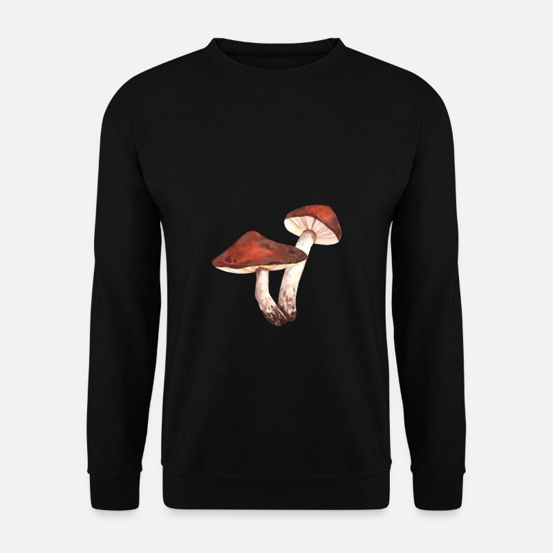 Steinpilze Pilze sammeln Pilzsammler Pilz - Unisex Pullover - Schwarz