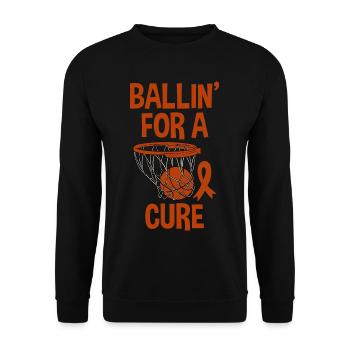 Ballin' For A Cure 4 - Sweat-shirt Unisexe - noir - Devant - Alina (178cm) & Michal (187cm)