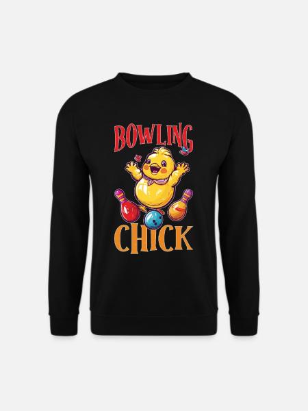 Bowling Chick 20 - Unisex Pullover - Schwarz