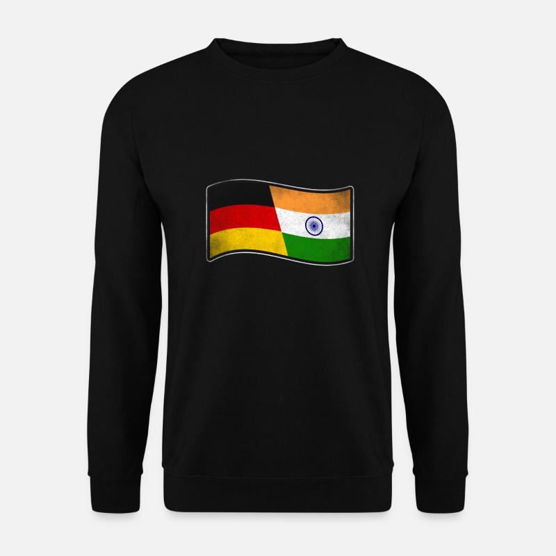 Indien Design für stolze Deutsch-Inder - Unisex Pullover - Schwarz