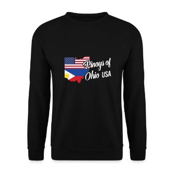 Filipinos of Ohio Design für stolze Fil-Ams - Unisex Pullover - Schwarz - Vorne - Alina (178cm) & Michal (187cm)