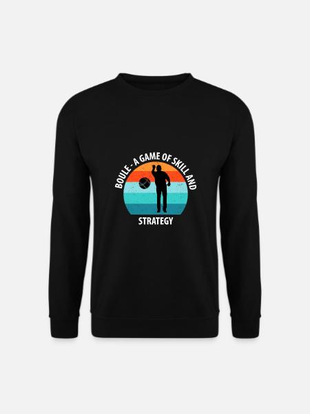 Boule Petanque Boccia Boules - Unisex Sweatshirt - black