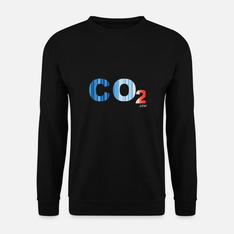CO2-EMISSIONEN - Unisex Pullover - Schwarz
