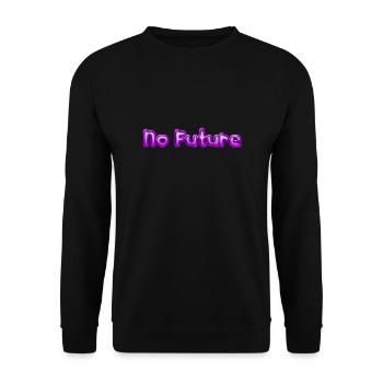 No Future - Unisex Pullover - Schwarz - Vorne - Alina (178cm) & Michal (187cm)