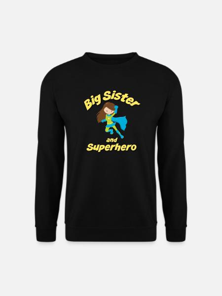 Big Sister Superhero Big sister superhero - Unisex Sweatshirt - black