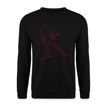 Ski de fond Patinage Patinage de fond Femmes Hommes - Sweat-shirt Unisexe - noir - Devant - Alina (178cm) & Michal (187cm)