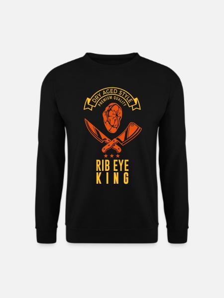 Rib Eye King - Unisex Sweatshirt - black