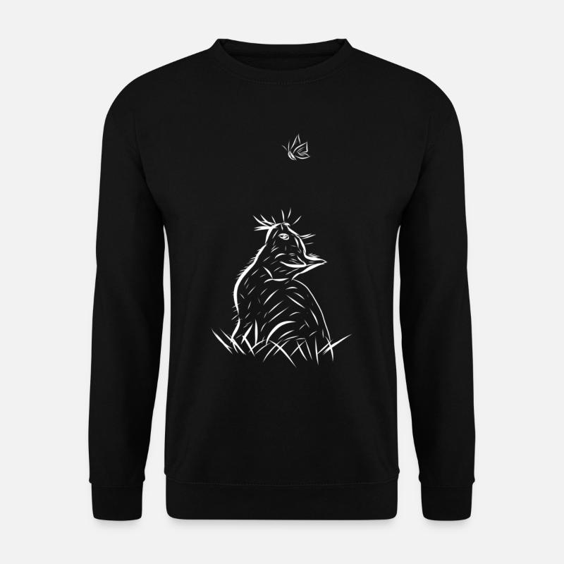cat - Unisex Sweatshirt - black