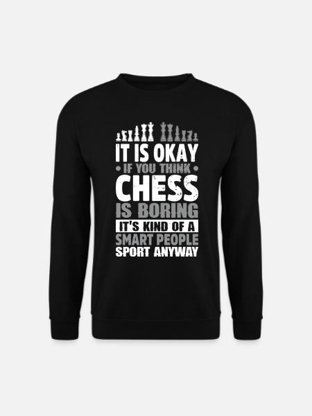 Idée cadeau d’échecs pour les joueurs d’échecs Checkmate - Sweat-shirt Unisexe - noir