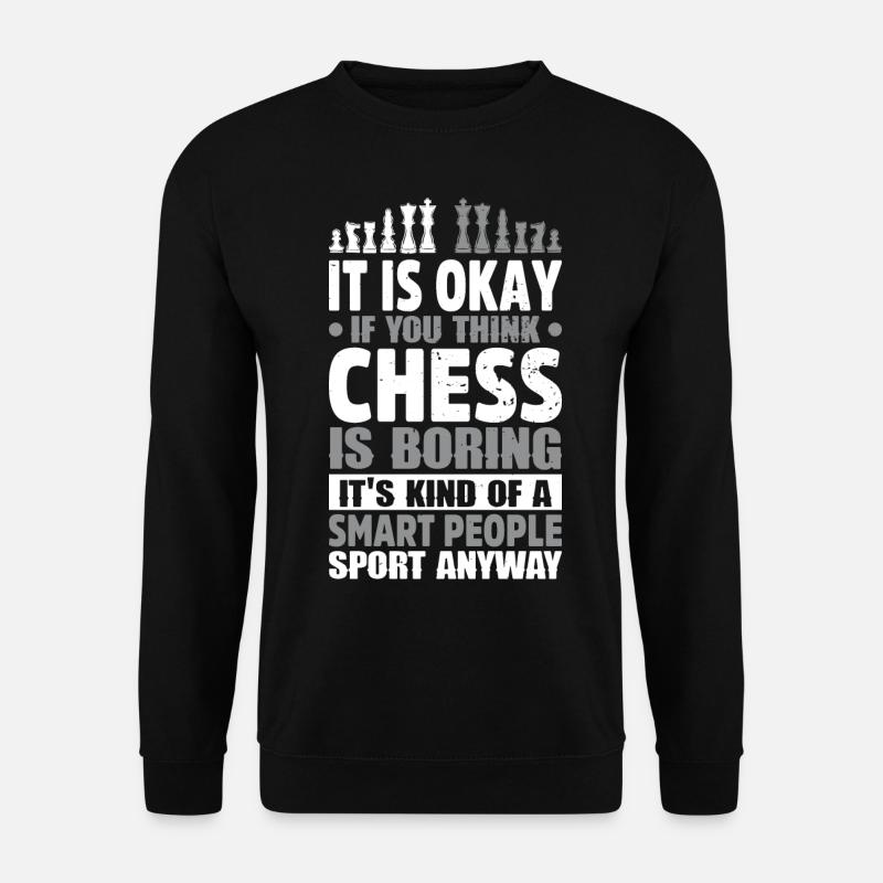 Chess gift idea for chess players Checkmate - Unisex Sweatshirt - black