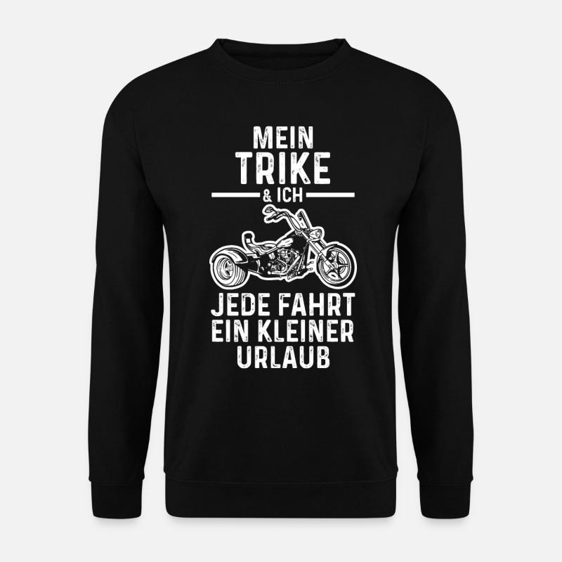 Motorrad Trike - Unisex Pullover - Schwarz