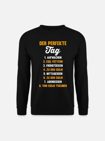 Esel - Unisex Pullover - Schwarz