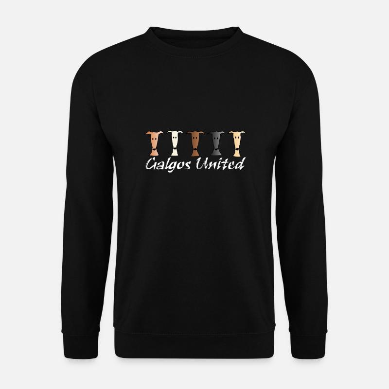 Galgos united - Unisex Pullover - Schwarz