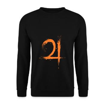 Symbole astronomique symbole de la planète Jupiter - Sweat-shirt Unisexe - noir - Devant - Alina (178cm) & Michal (187cm)