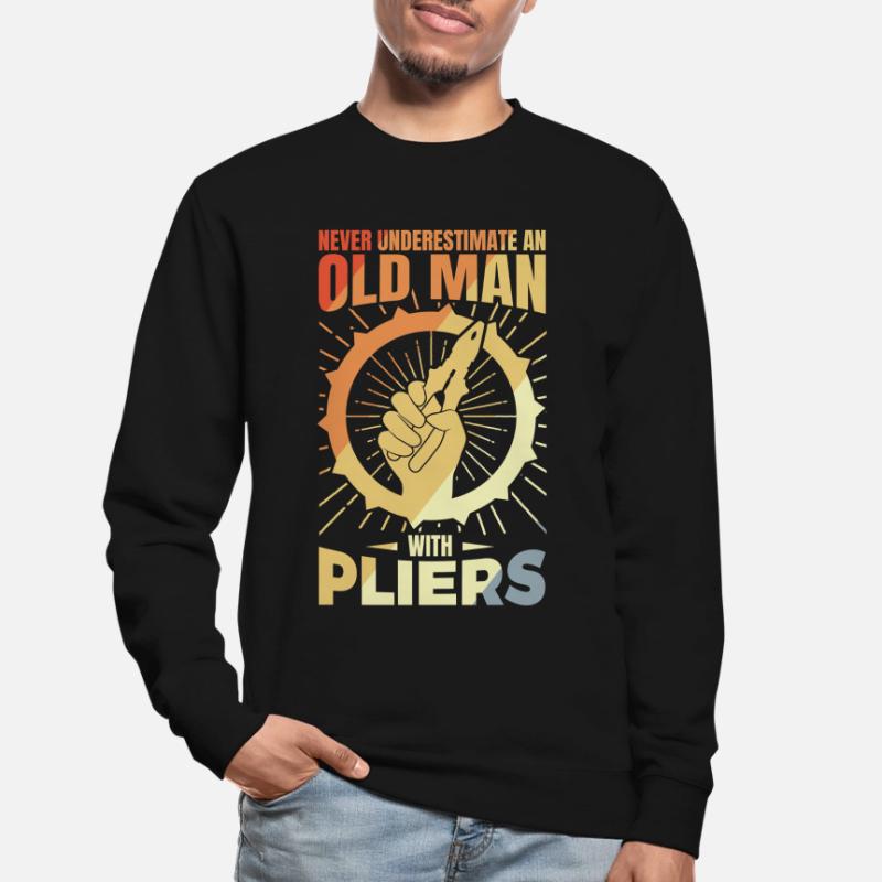 Old electronics technician Unisex Sweatshirt