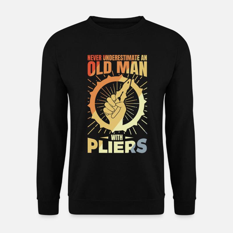 Old electronics technician - Unisex Sweatshirt - black