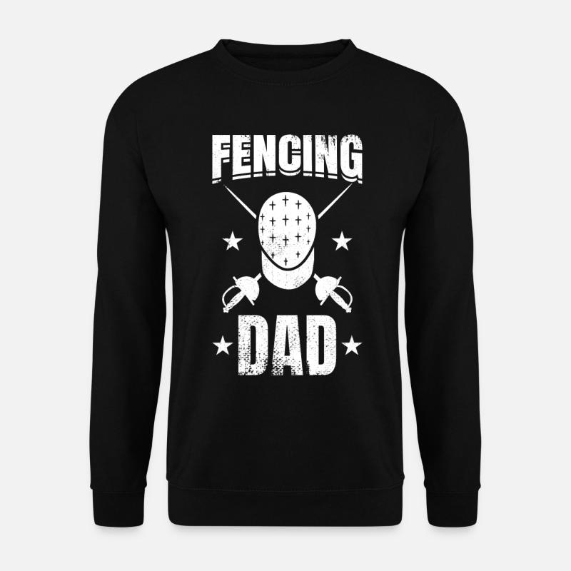 Fencing Daddy - Unisex Sweatshirt - black
