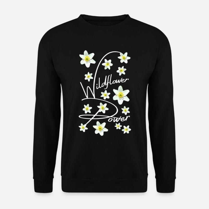 WOOD ANEMONE - Unisex Sweatshirt - black