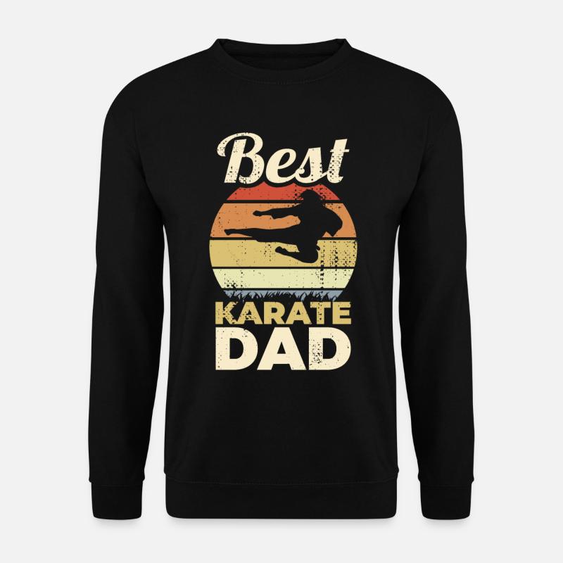 Best Karate Dad - Unisex Sweatshirt - black