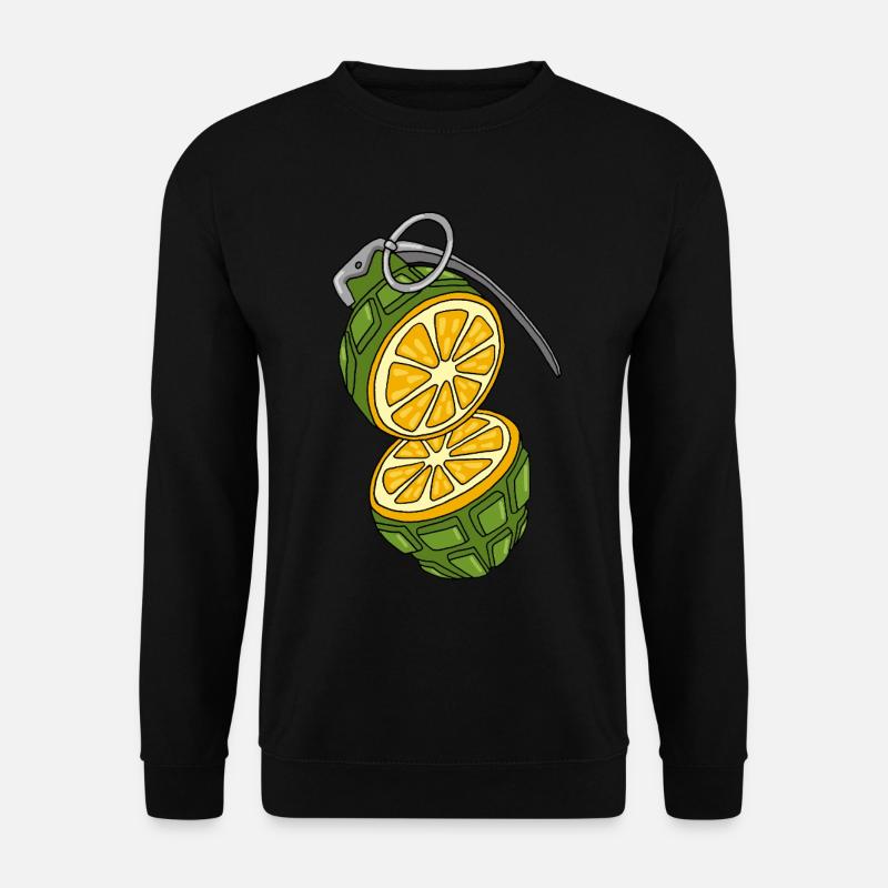 Tarnung einer Orange - Unisex Pullover - Schwarz