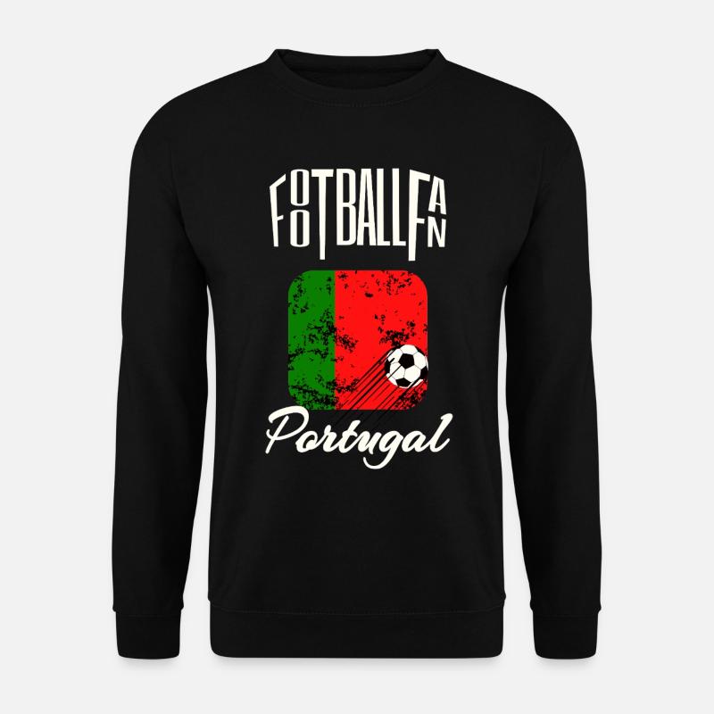 Fussball Fan Portugal - Unisex Pullover - Schwarz
