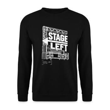 Signal Labs - Stage Left - Unisex Pullover - Schwarz - Vorne - Alina (178cm) & Michal (187cm)