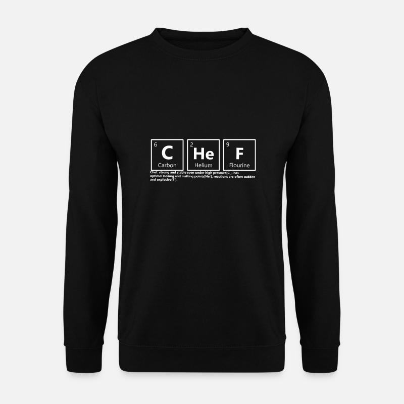 Koch Elements Professional Cook Geschenkidee - Unisex Pullover - Schwarz
