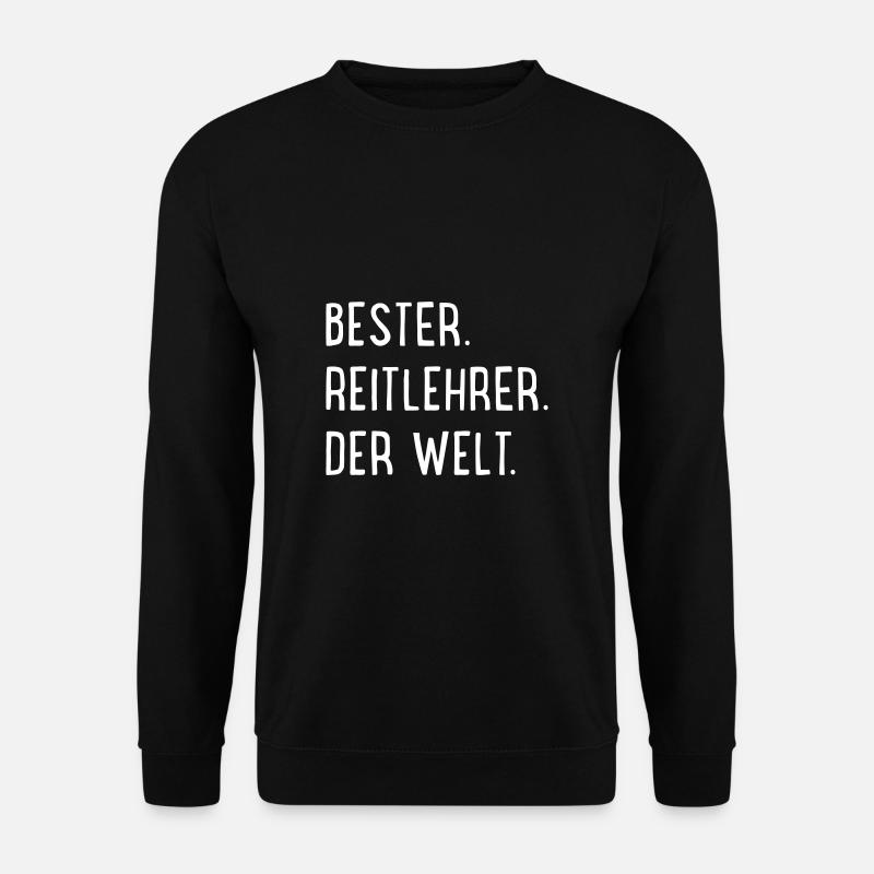 Bester Reitlehrer - Unisex Pullover - Schwarz