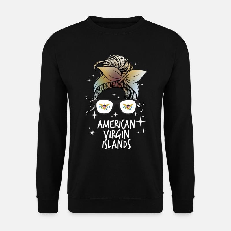 Îles Vierges américaines - Sweat-shirt Unisexe - noir