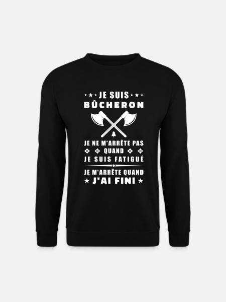 I'm a lumberjack - Unisex Sweatshirt - black